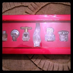 Variety of small perfumes